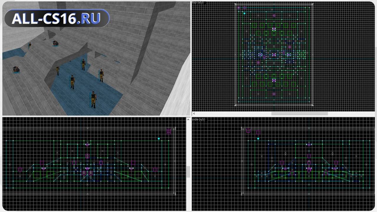Карта «410_lab» для CS 1.6 для CS 1.6