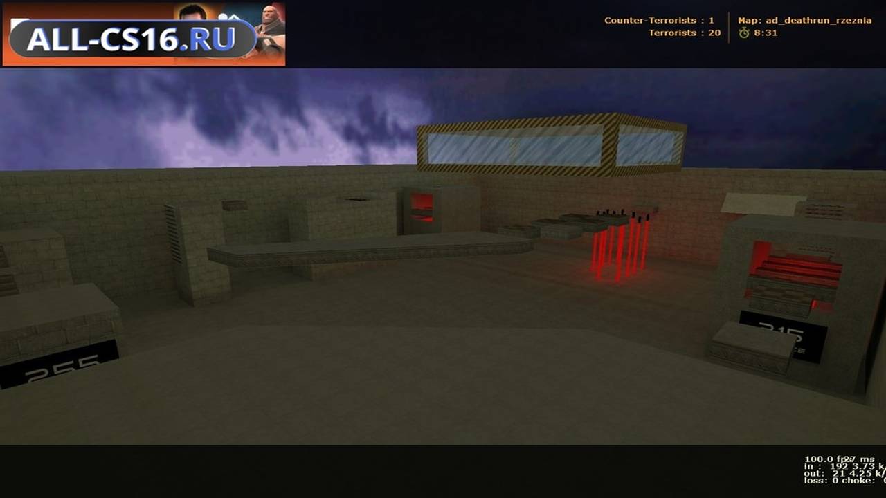 Карта «ad_deathrun_rzeznia» для CS 1.6 для CS 1.6