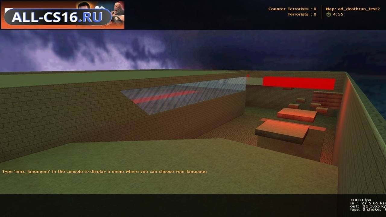 Карта «ad_deathrun_rzeznia_easy» для CS 1.6 для CS 1.6