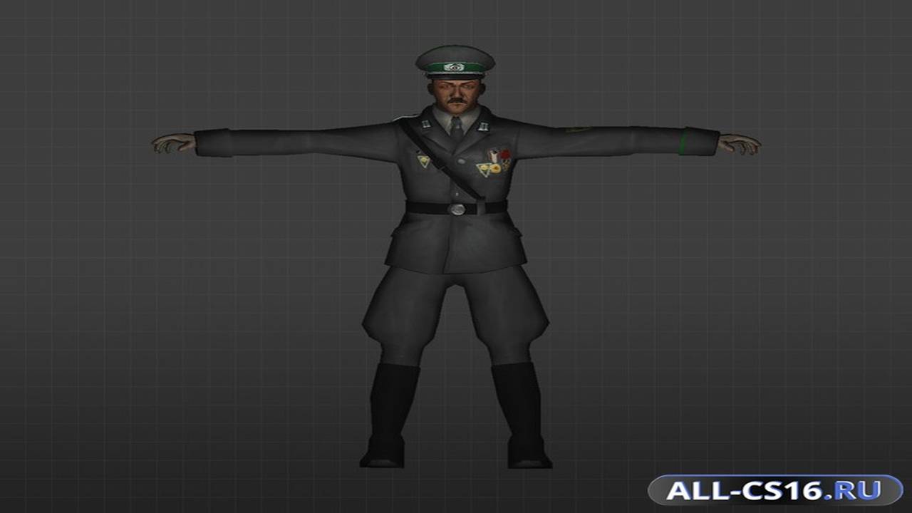 Модель игрока для CS 1.6 - Адольф Гитлер