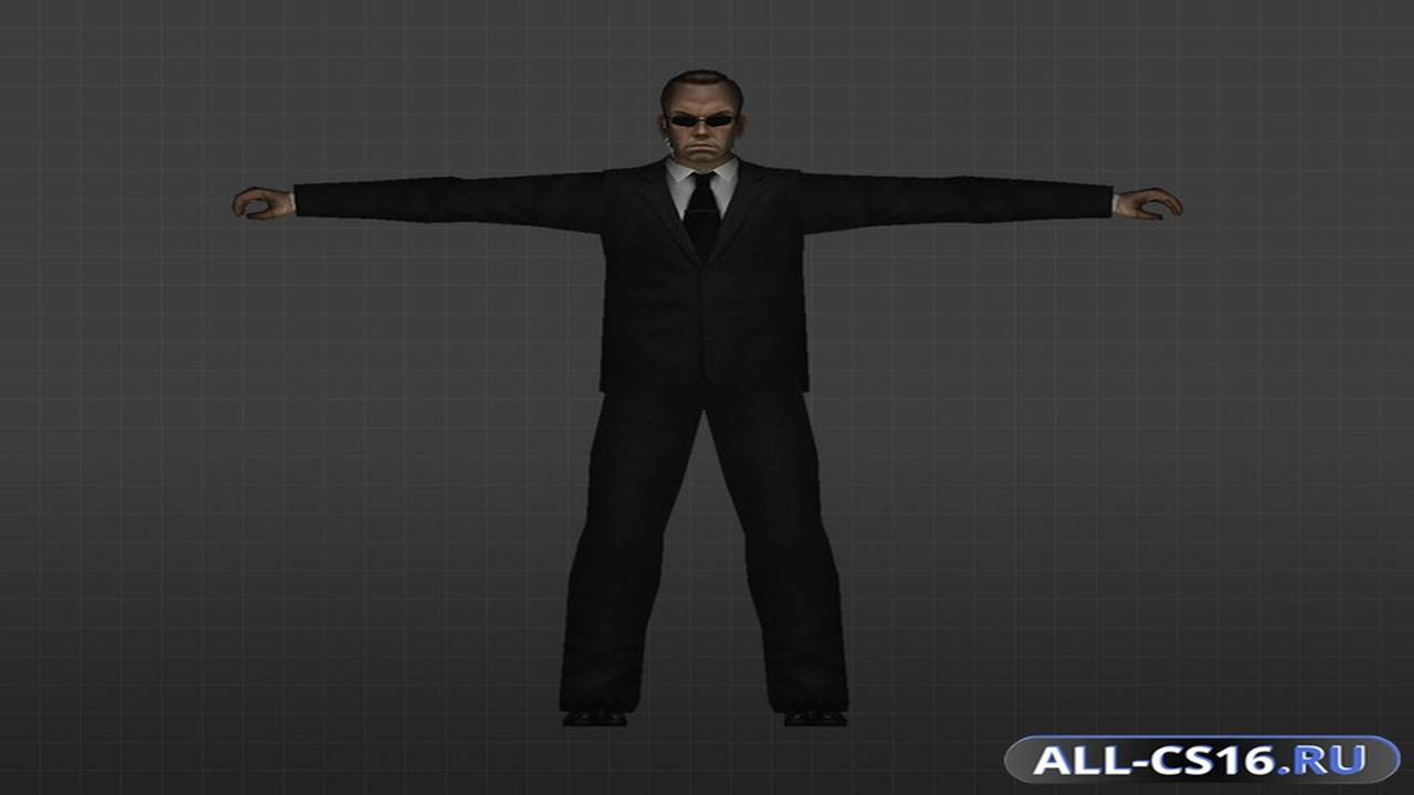 Модель игрока для CS 1.6 - Агент Смит