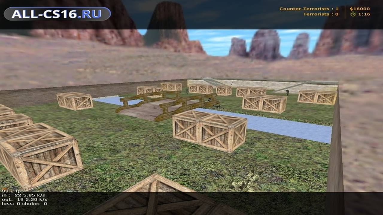 Карта «aim_305hood» для CS 1.6 для CS 1.6