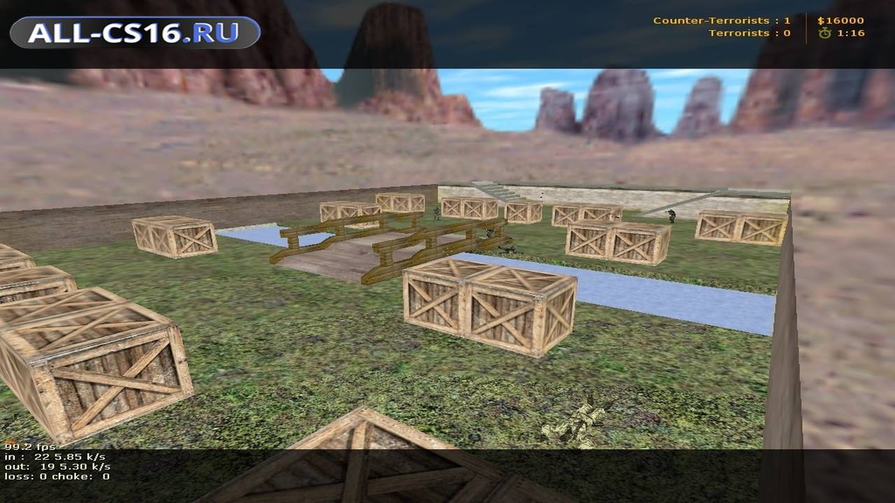 Карта «aim_305hood_fixed» для CS 1.6 для CS 1.6