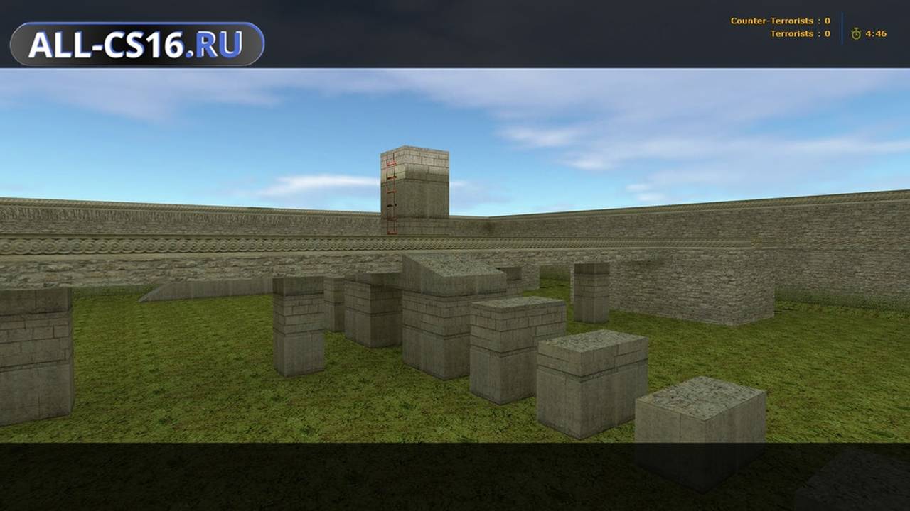 Карта «aim_abstract» для CS 1.6 для CS 1.6