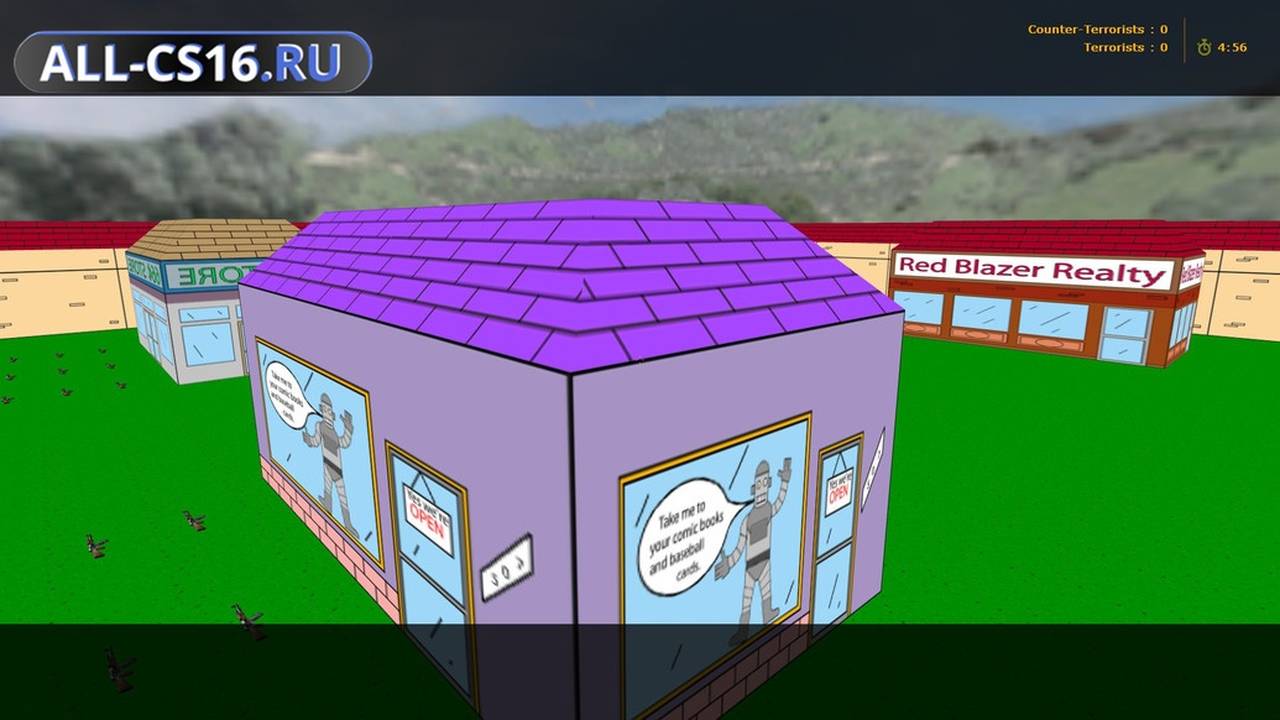 Карта «aim_ak-colt-simpsons_v2-1» для CS 1.6 для CS 1.6