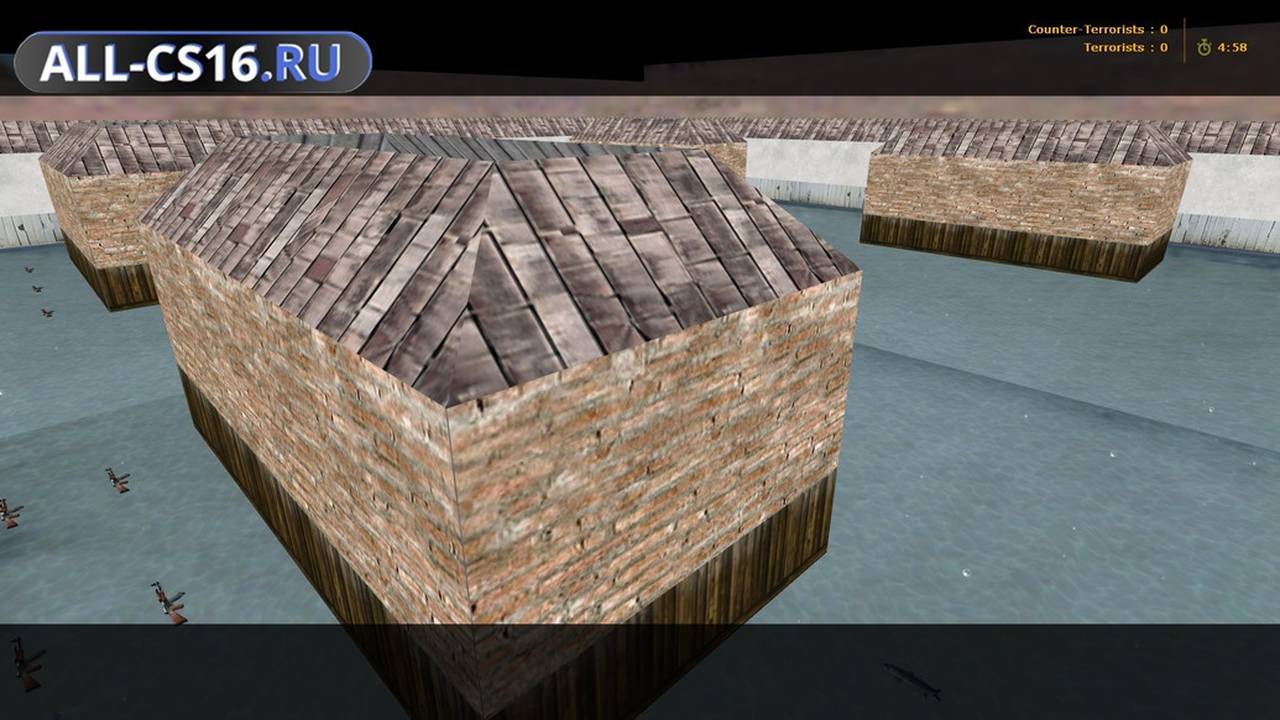Карта «aim_ak-colt-water2» для CS 1.6 для CS 1.6