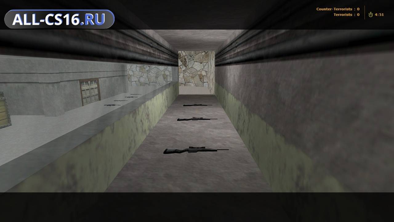 Карта «aim_ak-colt2_deluxe» для CS 1.6 для CS 1.6