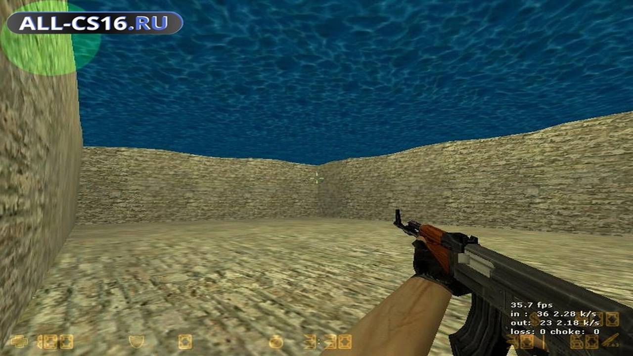 Карта «aim_ak-colt_aztec_pool» для CS 1.6 для CS 1.6