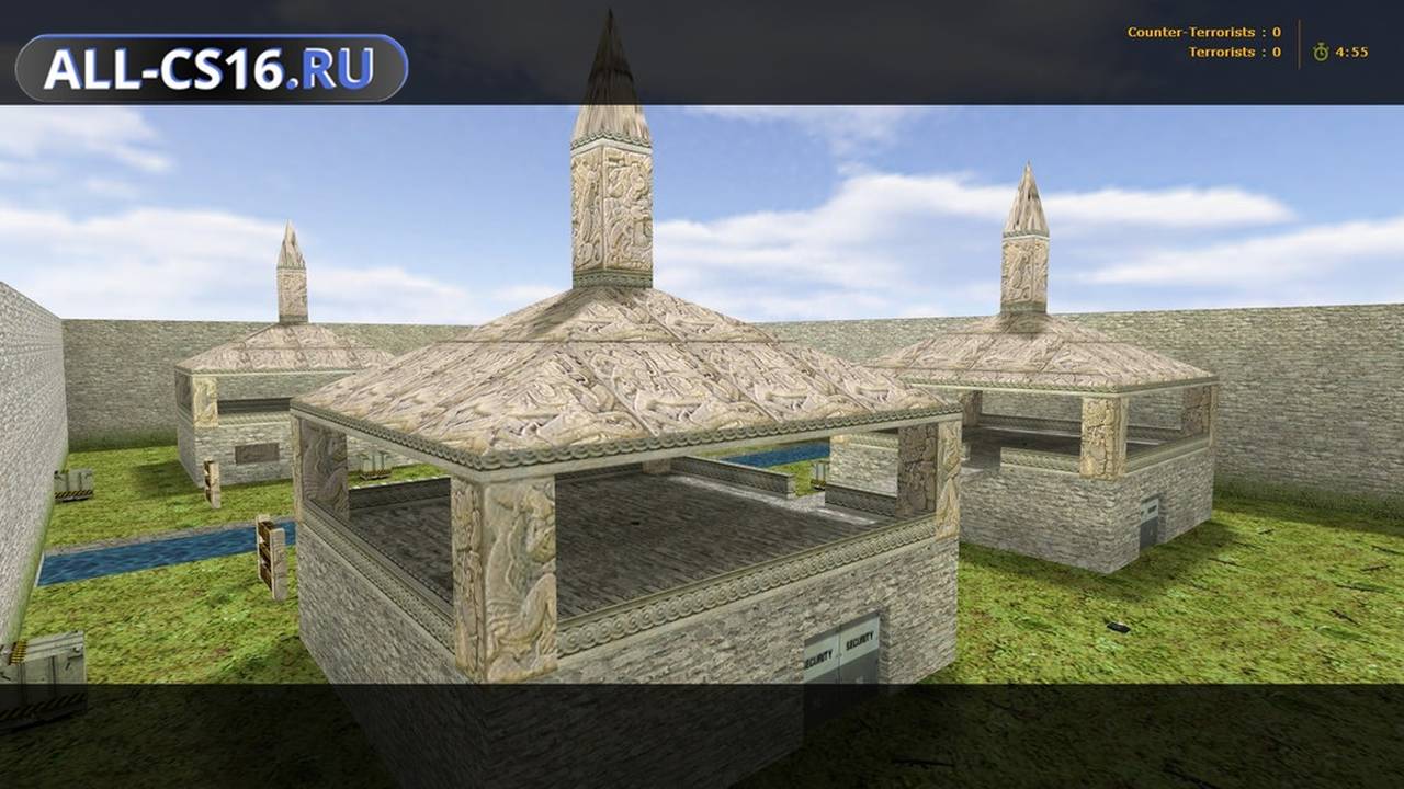 Карта «aim_ak-colt_aztec_t0ms» для CS 1.6 для CS 1.6