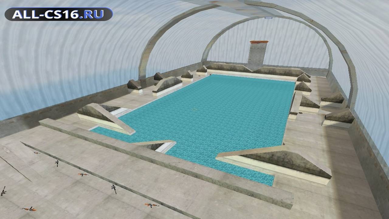 Карта «aim_ak-colt_pool» для CS 1.6 для CS 1.6