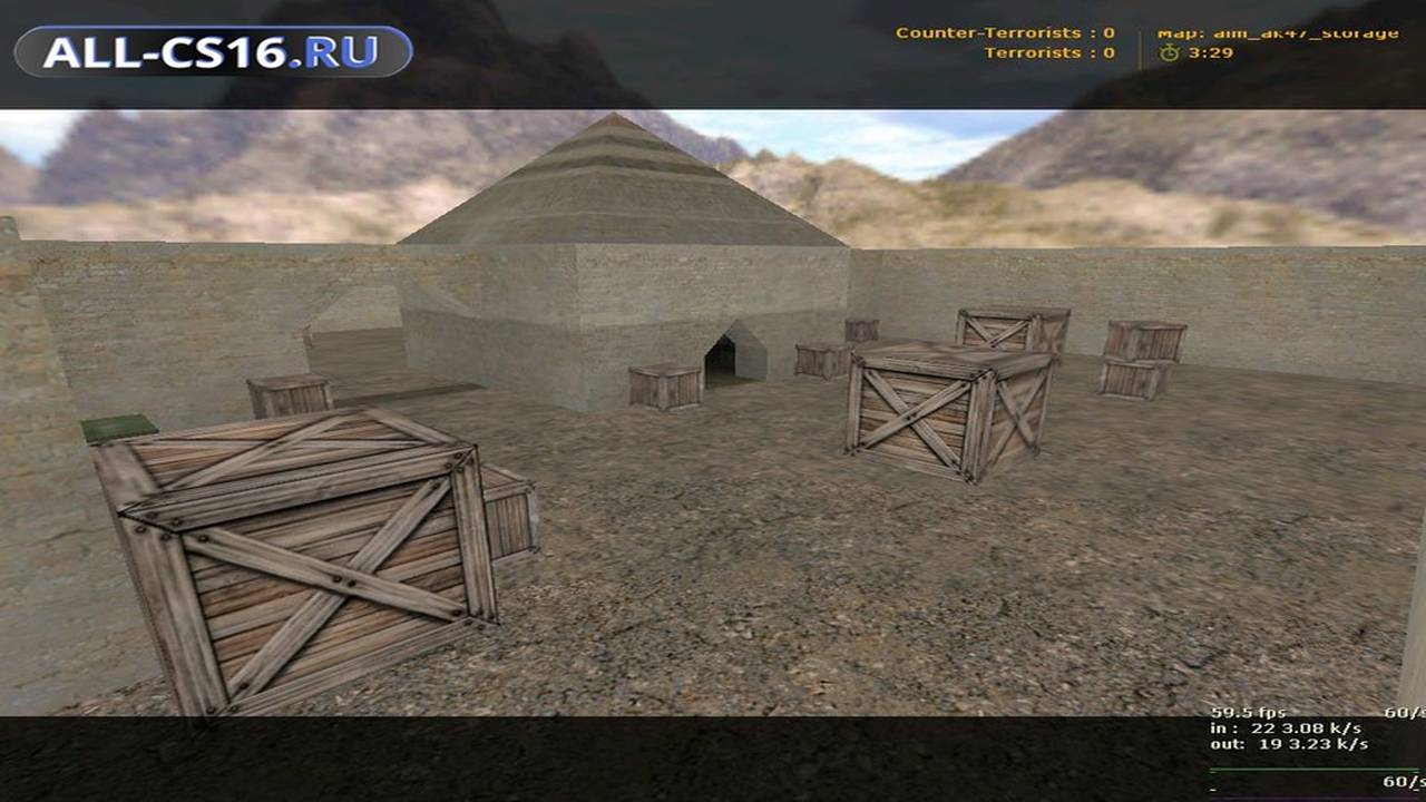 Карта «aim_ak47_storage» для CS 1.6 для CS 1.6