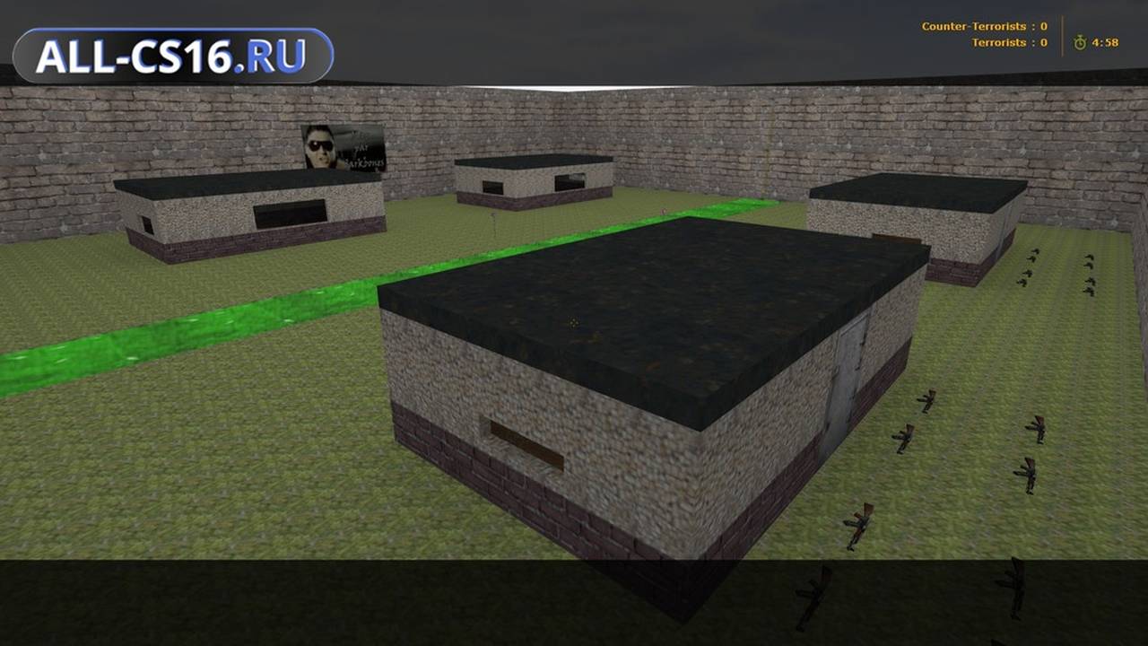 Карта «aim_ak47_toxic_v1_1» для CS 1.6 для CS 1.6