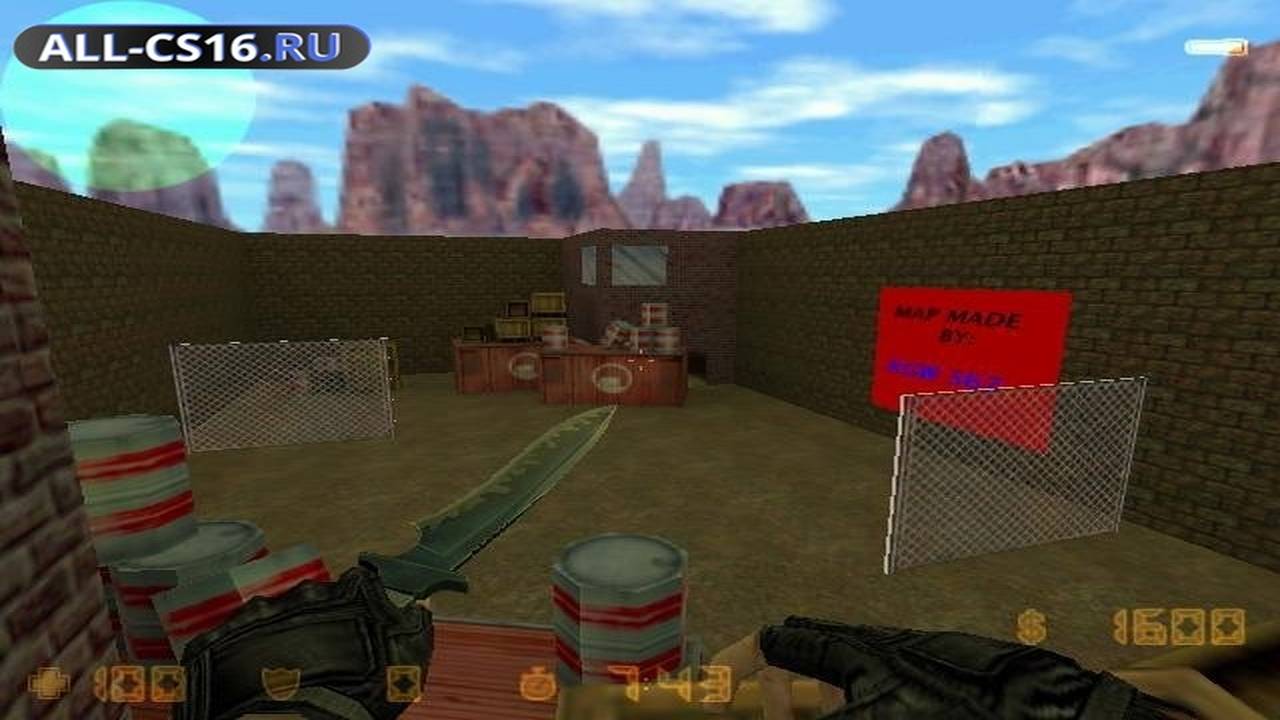 Карта «aim_ak47_war» для CS 1.6 для CS 1.6