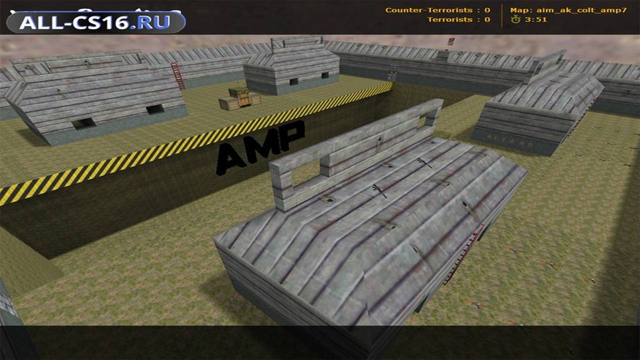 Карта «aim_ak_colt_amp7» для CS 1.6 для CS 1.6