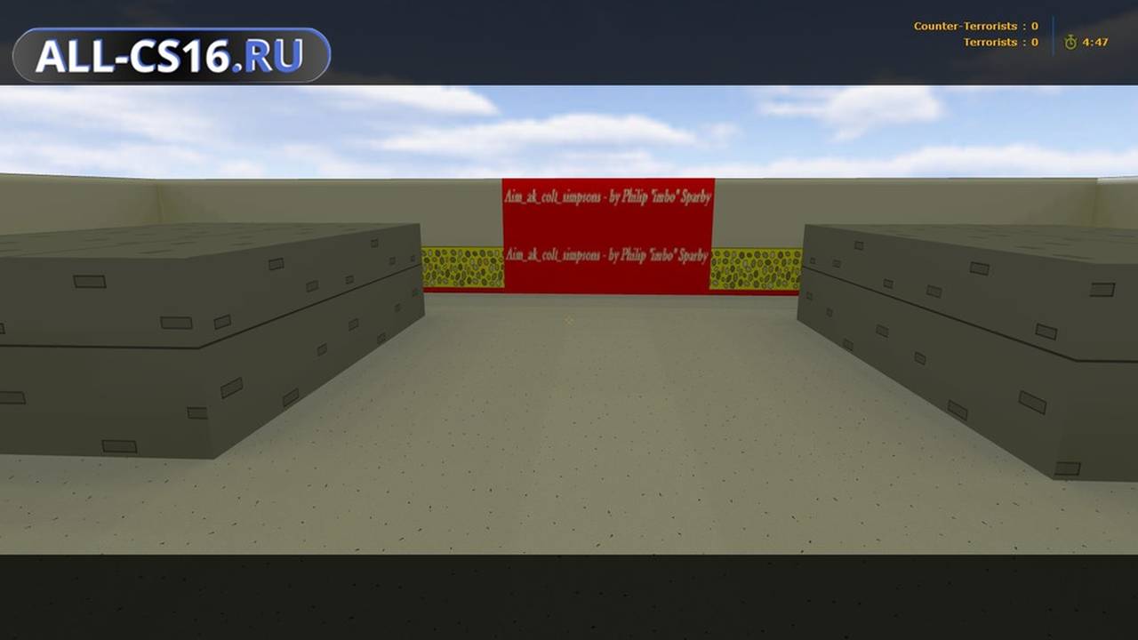 Карта «aim_ak_colt_simpsons» для CS 1.6 для CS 1.6