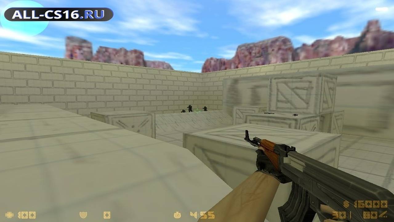 Карта «aim_ak_m4_white» для CS 1.6 для CS 1.6