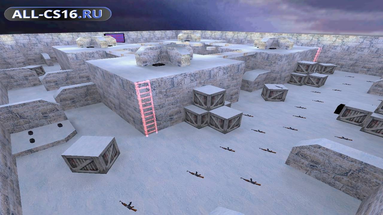 Карта «aim_akcolt_snow» для CS 1.6 для CS 1.6