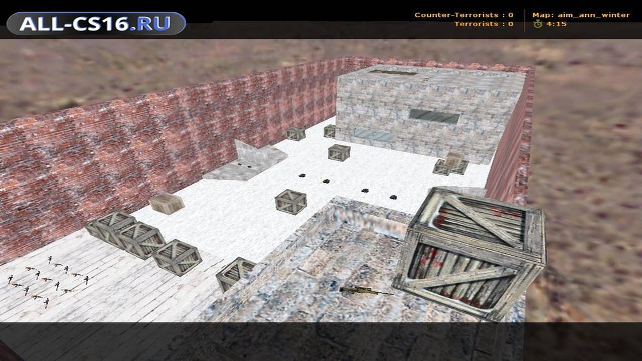 Карта «aim_ann_winter» для CS 1.6 для CS 1.6