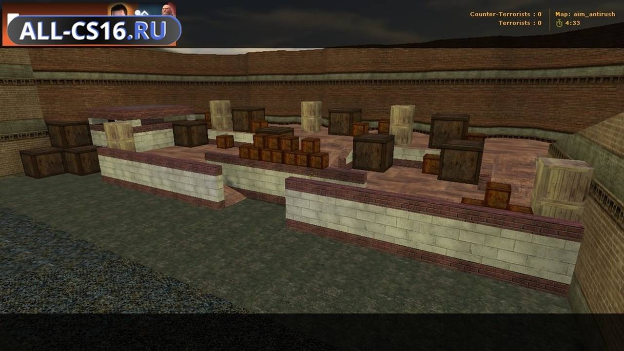 Карта «aim_antirush» для CS 1.6 для CS 1.6