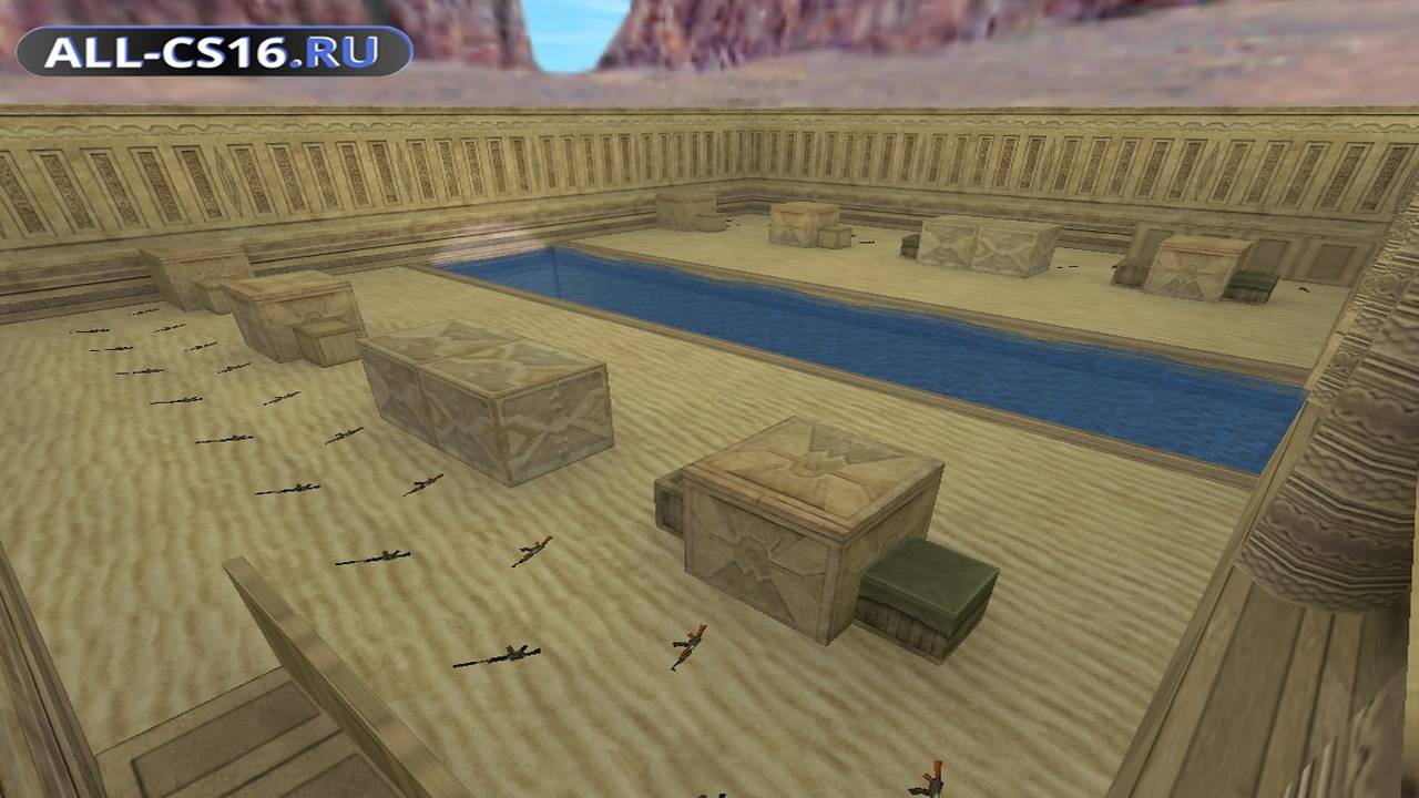 Карта «aim_arena» для CS 1.6 для CS 1.6