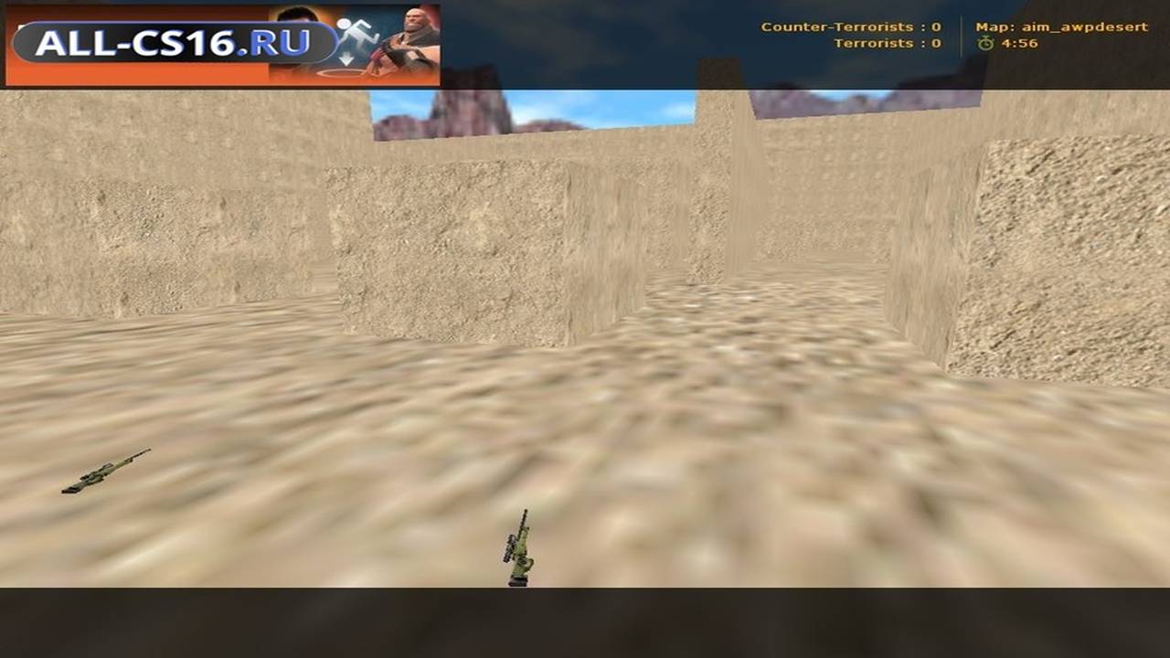 Карта «aim_awpdesert» для CS 1.6 для CS 1.6