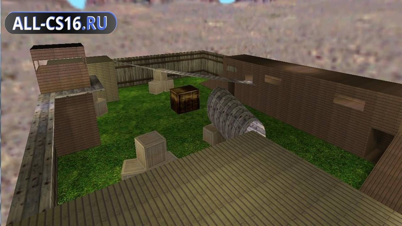 Карта «aim_backgarden» для CS 1.6 для CS 1.6