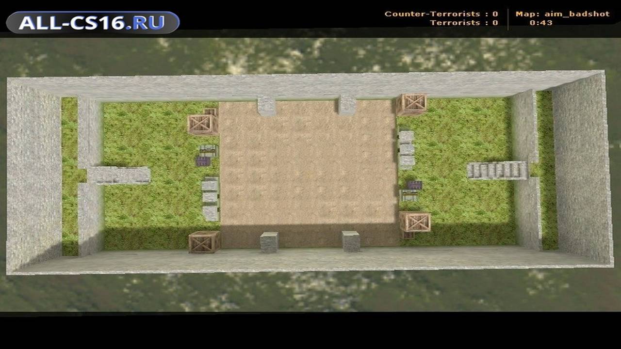 Карта «aim_badshot» для CS 1.6 для CS 1.6