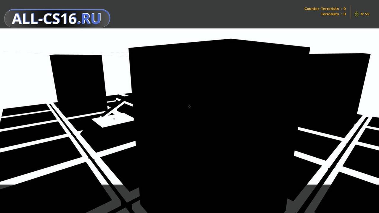 Карта «aim_black_and_white» для CS 1.6 для CS 1.6