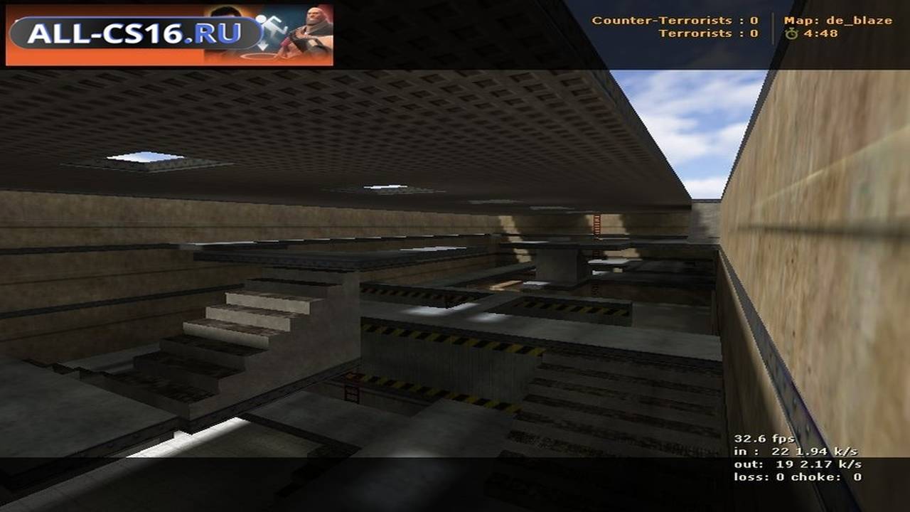 Карта «aim_blaze» для CS 1.6 для CS 1.6