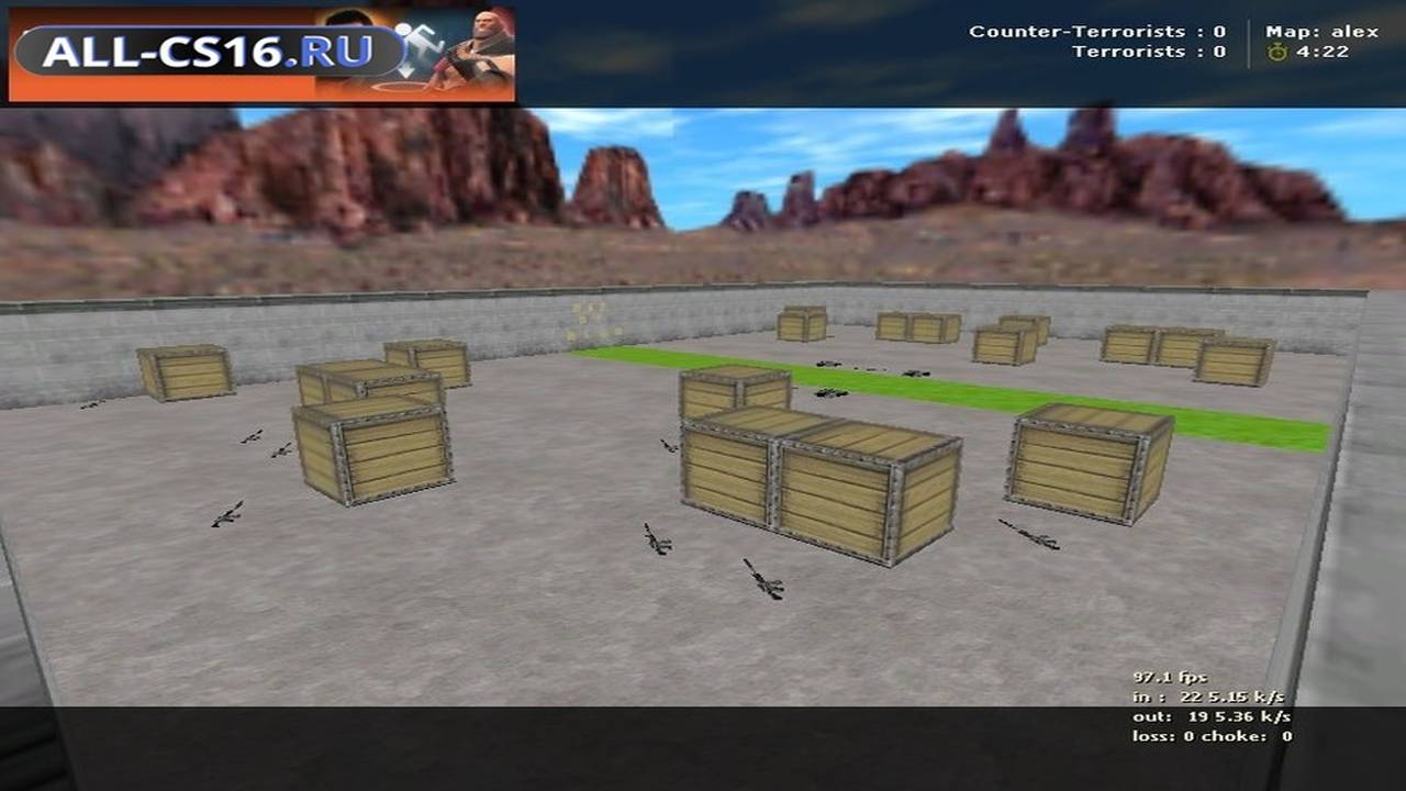 Карта «aim_blub» для CS 1.6 для CS 1.6