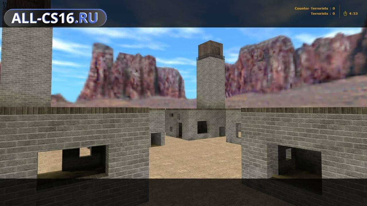 Карта «aim_brickcity» для CS 1.6 для CS 1.6