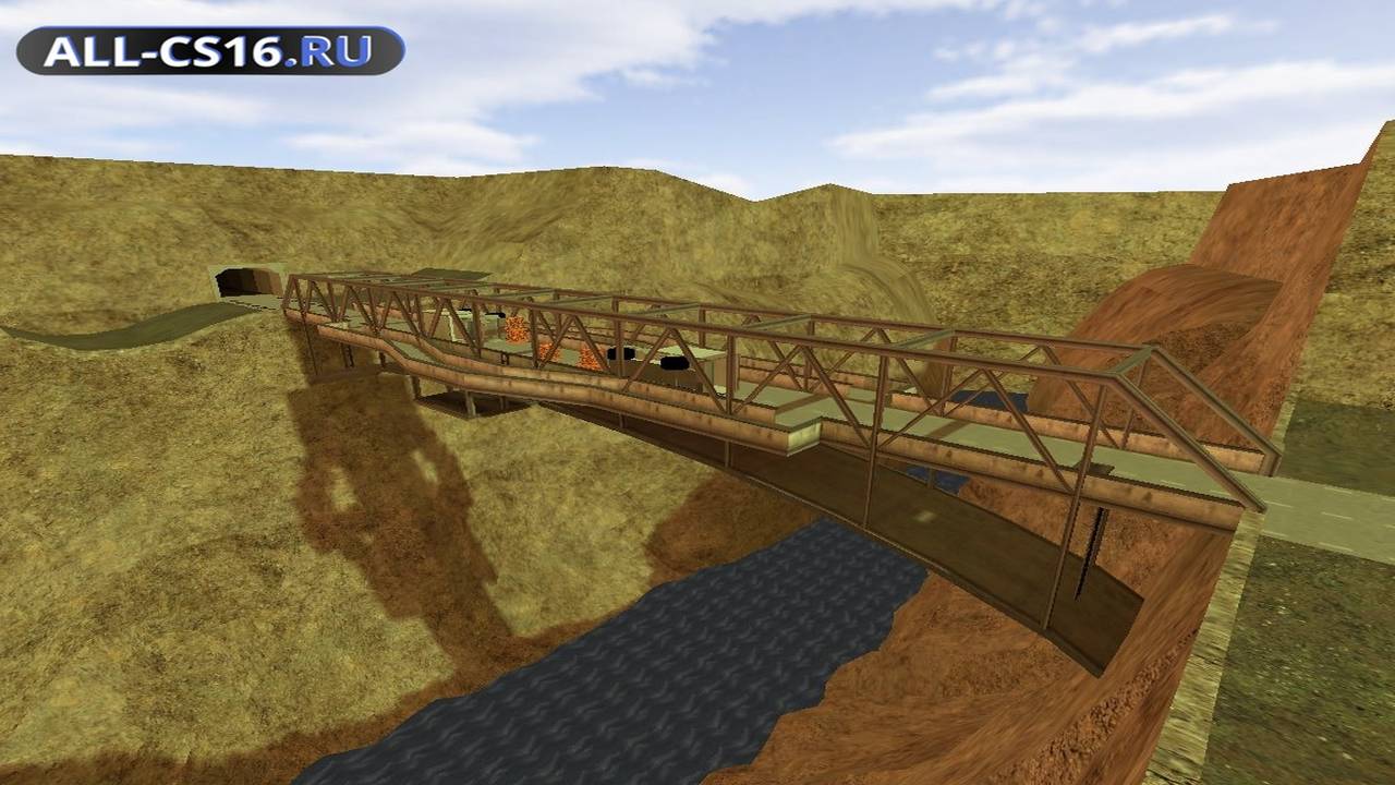 Карта «aim_bridge1337» для CS 1.6 для CS 1.6