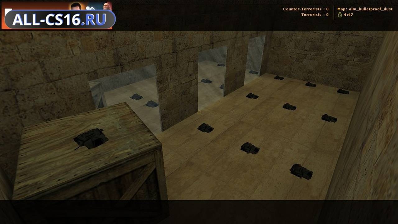 Карта «aim_bulletproof_dust» для CS 1.6 для CS 1.6