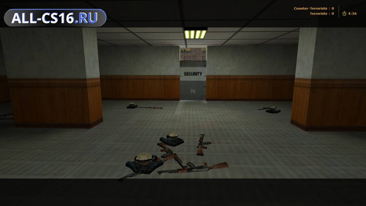 Карта «aim_bunkers_t0ms» для CS 1.6 для CS 1.6