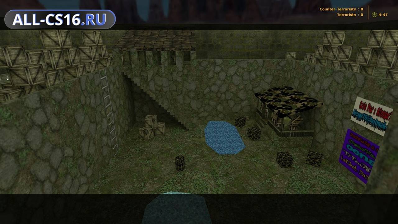Карта «aim_campagne» для CS 1.6 для CS 1.6