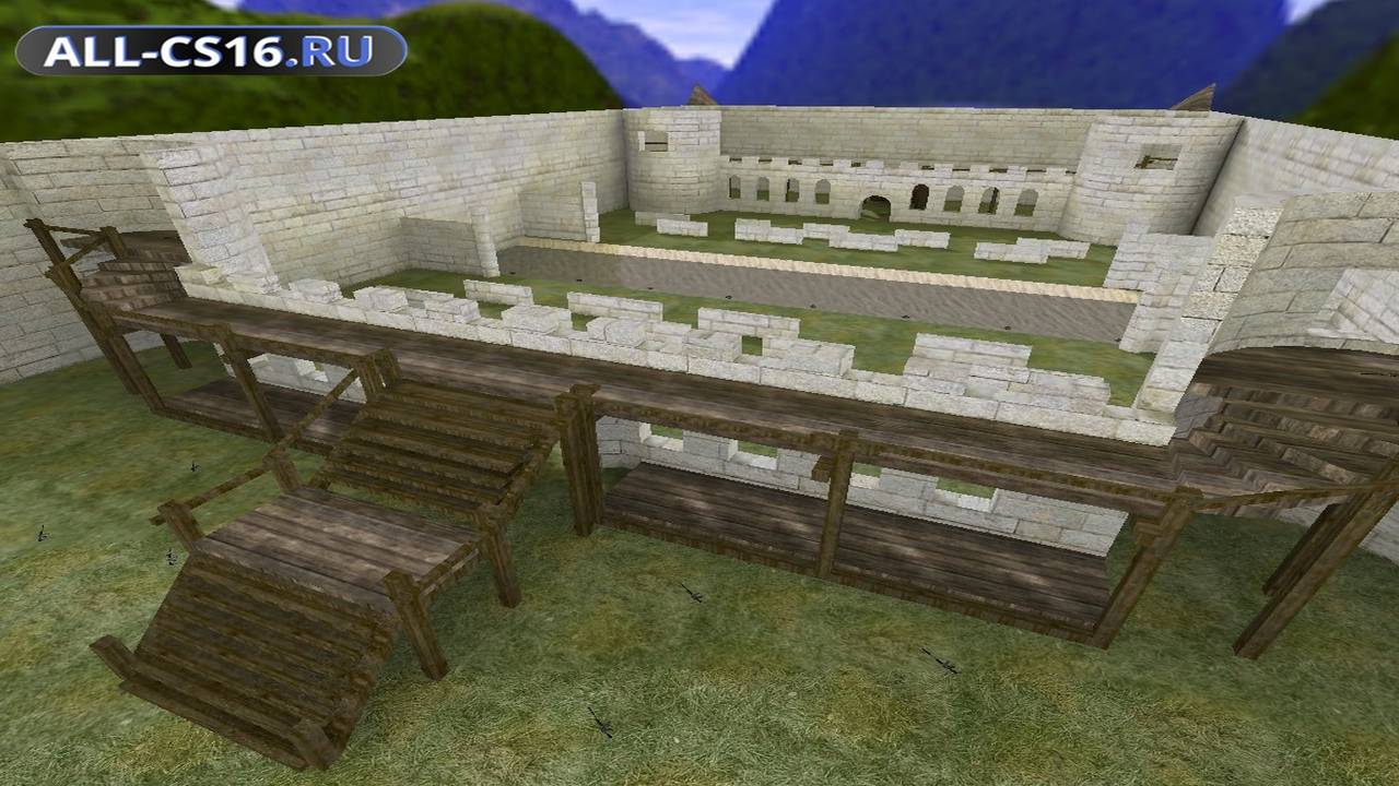 Карта «aim_castle» для CS 1.6 для CS 1.6
