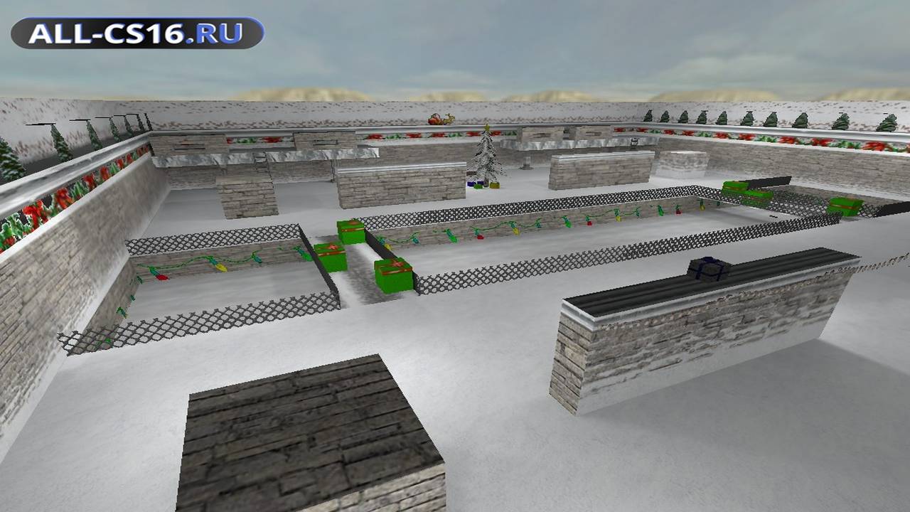 Карта «aim_christmas» для CS 1.6 для CS 1.6