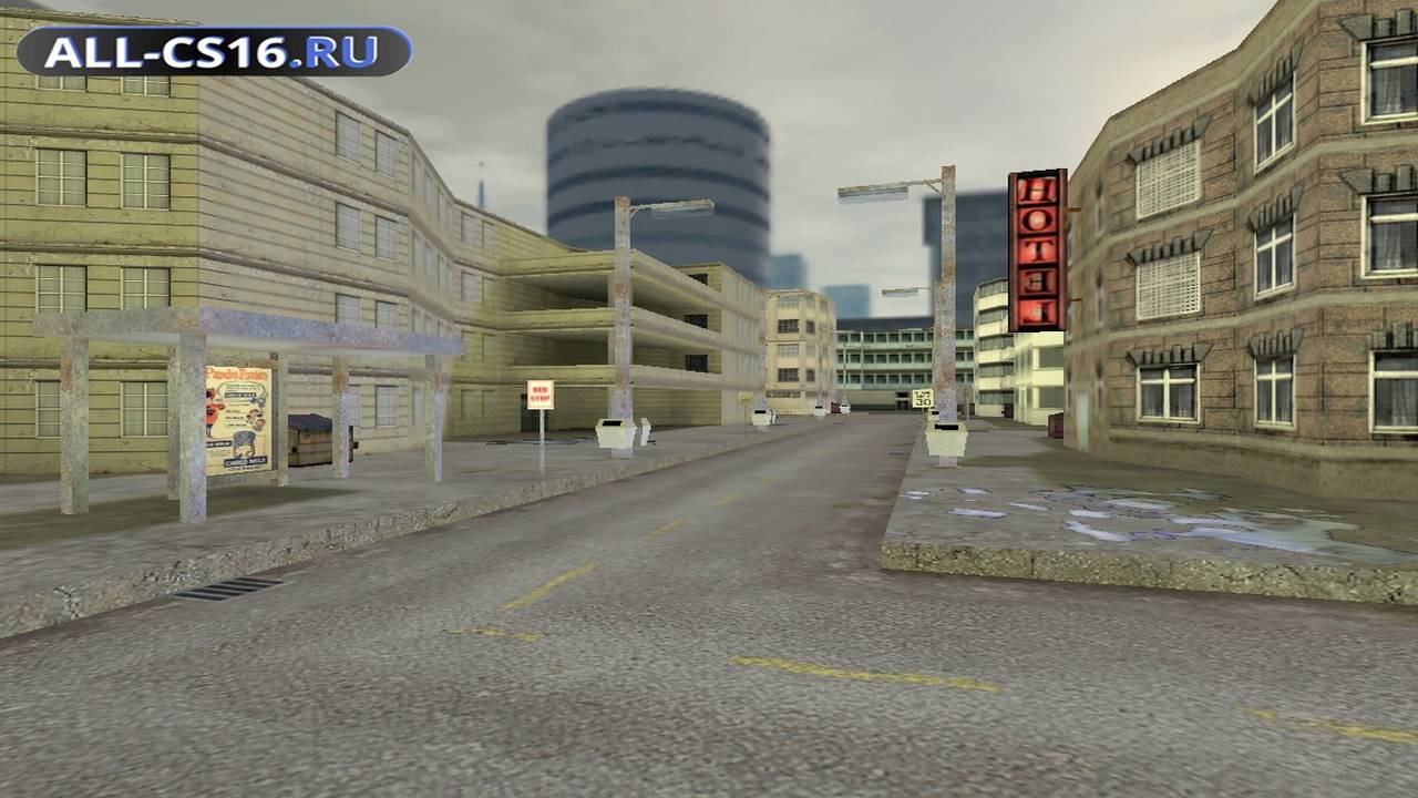 Карта «aim_city» для CS 1.6 для CS 1.6