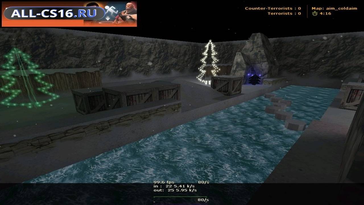 Карта «aim_coldaim» для CS 1.6 для CS 1.6