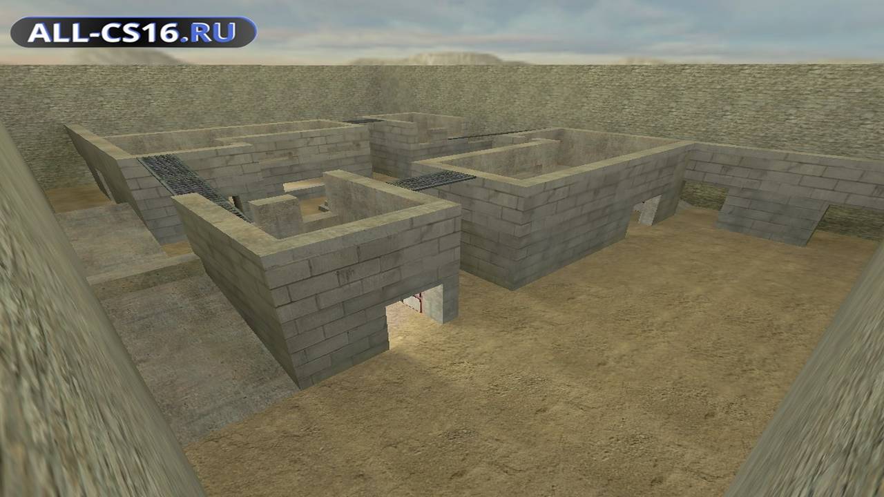 Карта «aim_colosseum» для CS 1.6 для CS 1.6