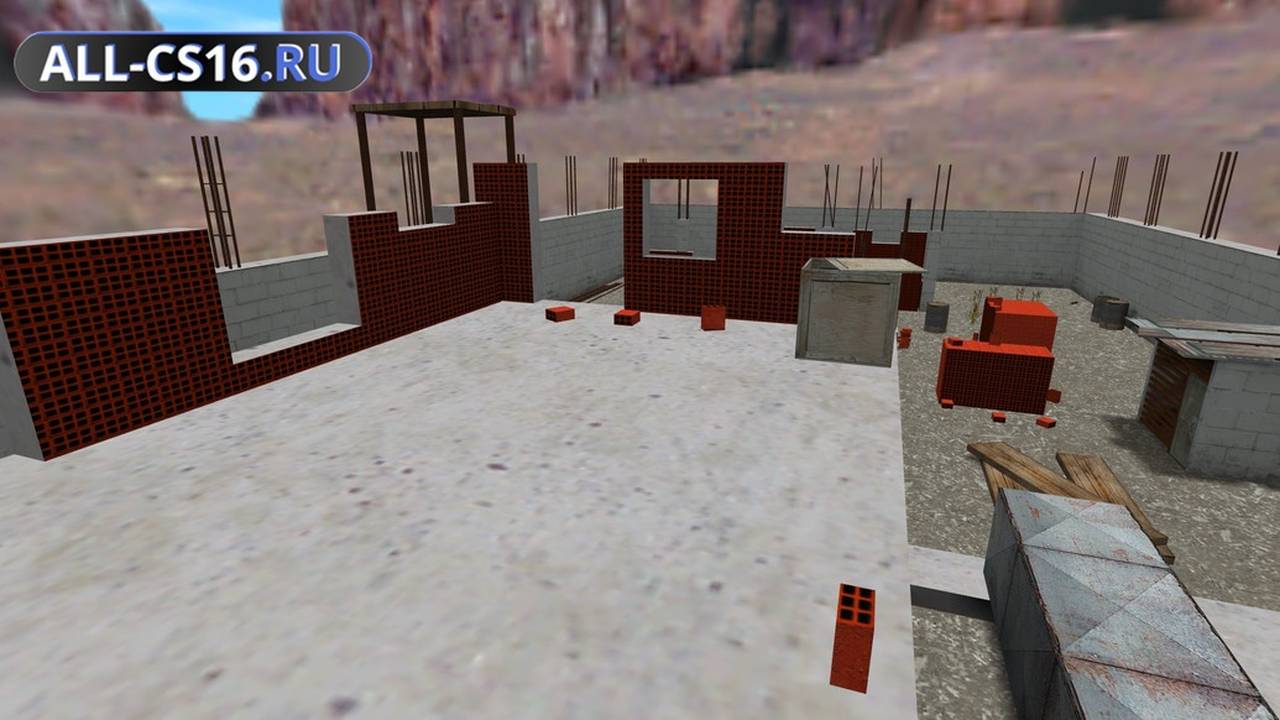 Карта «aim_constru» для CS 1.6 для CS 1.6