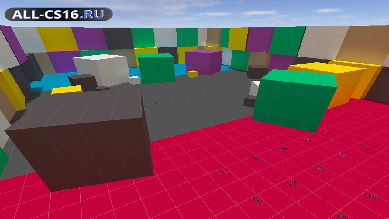 Карта «aim_cubeland» для CS 1.6 для CS 1.6