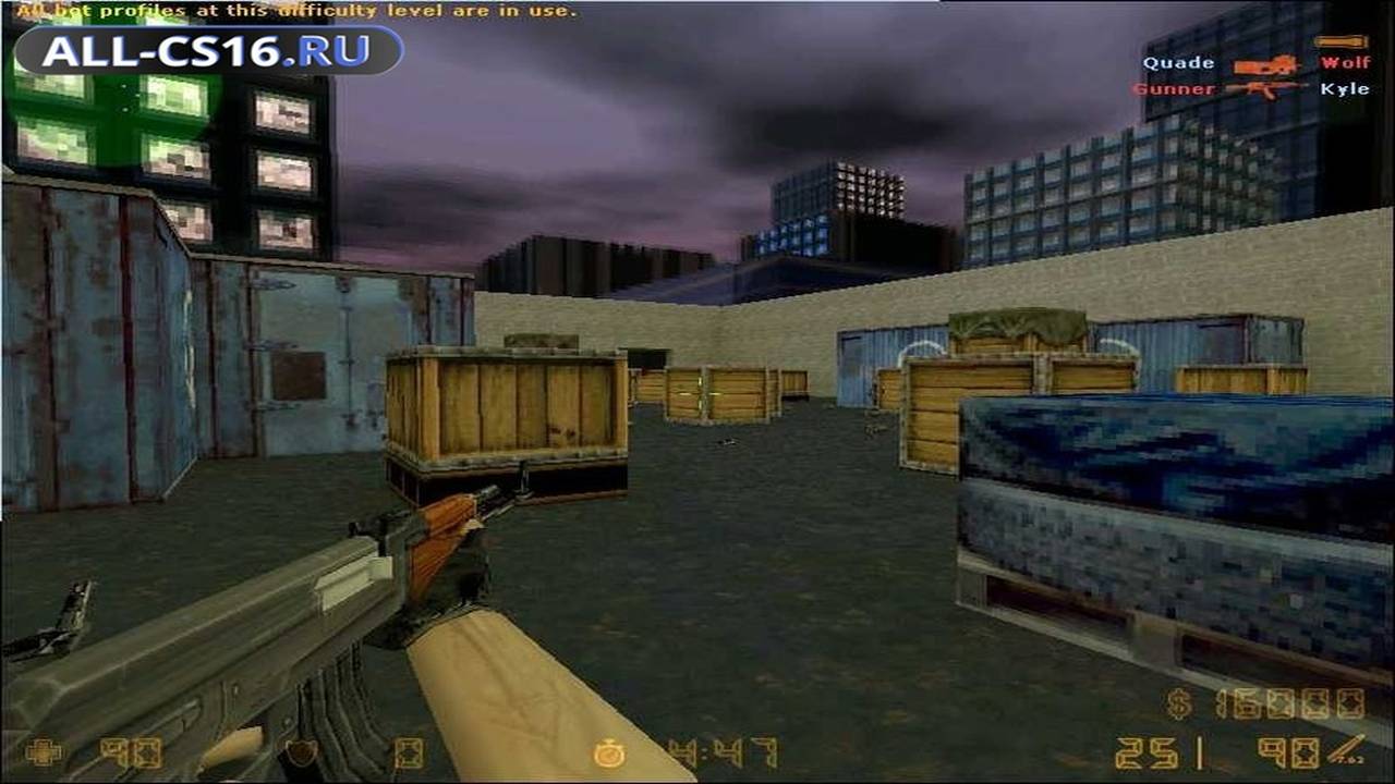 Карта «aim_damn» для CS 1.6 для CS 1.6