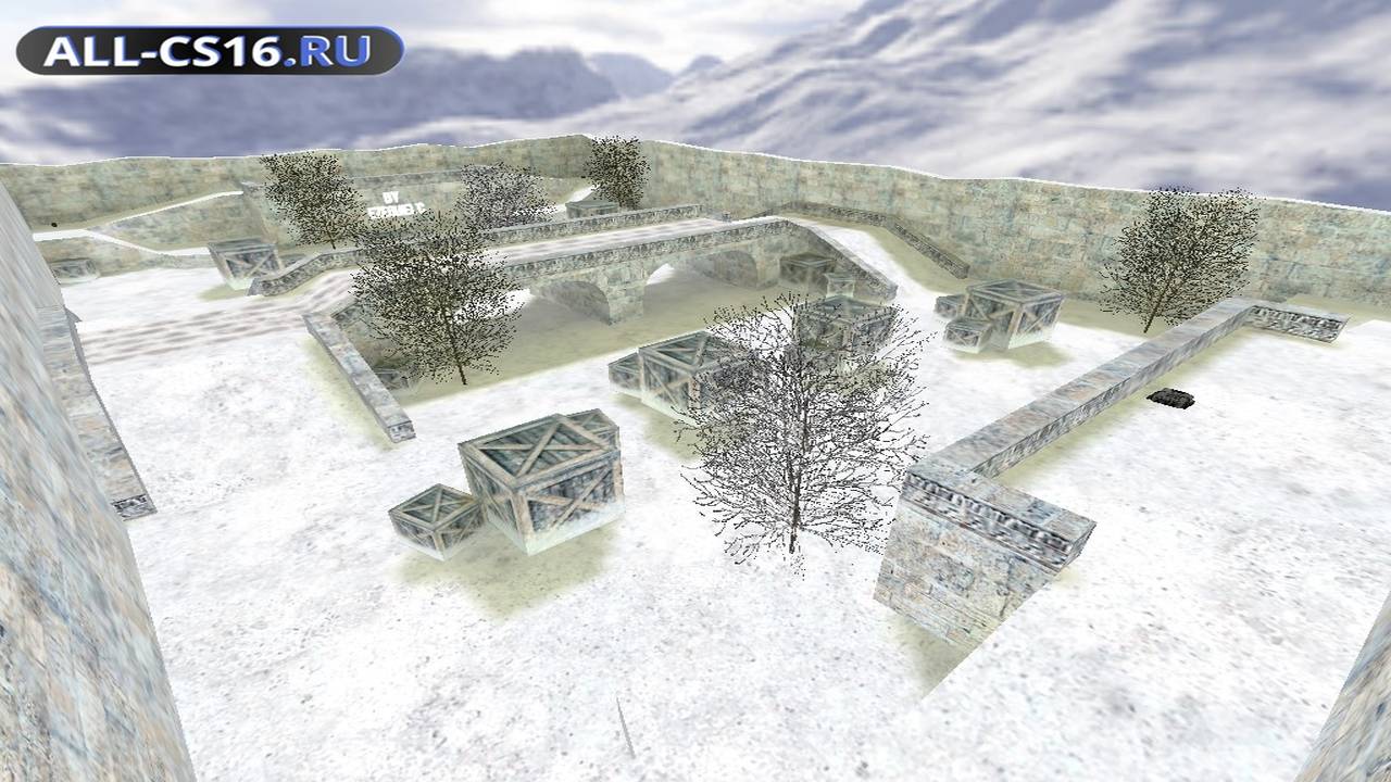 Карта «aim_deagle_snow» для CS 1.6 для CS 1.6