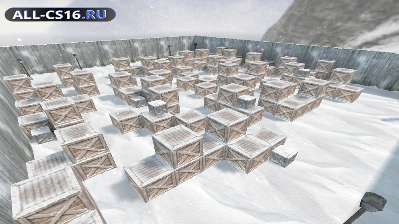 Карта «aim_deagle_snowy» для CS 1.6 для CS 1.6
