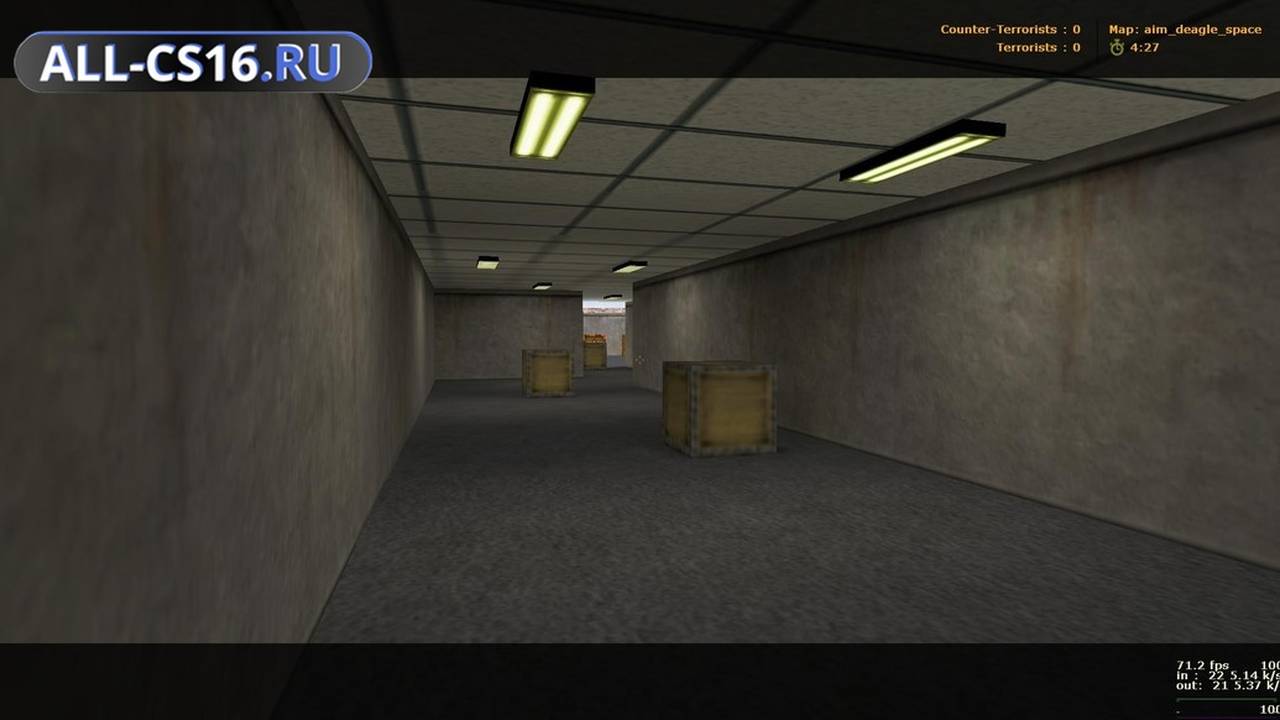 Карта «aim_deagle_space» для CS 1.6 для CS 1.6