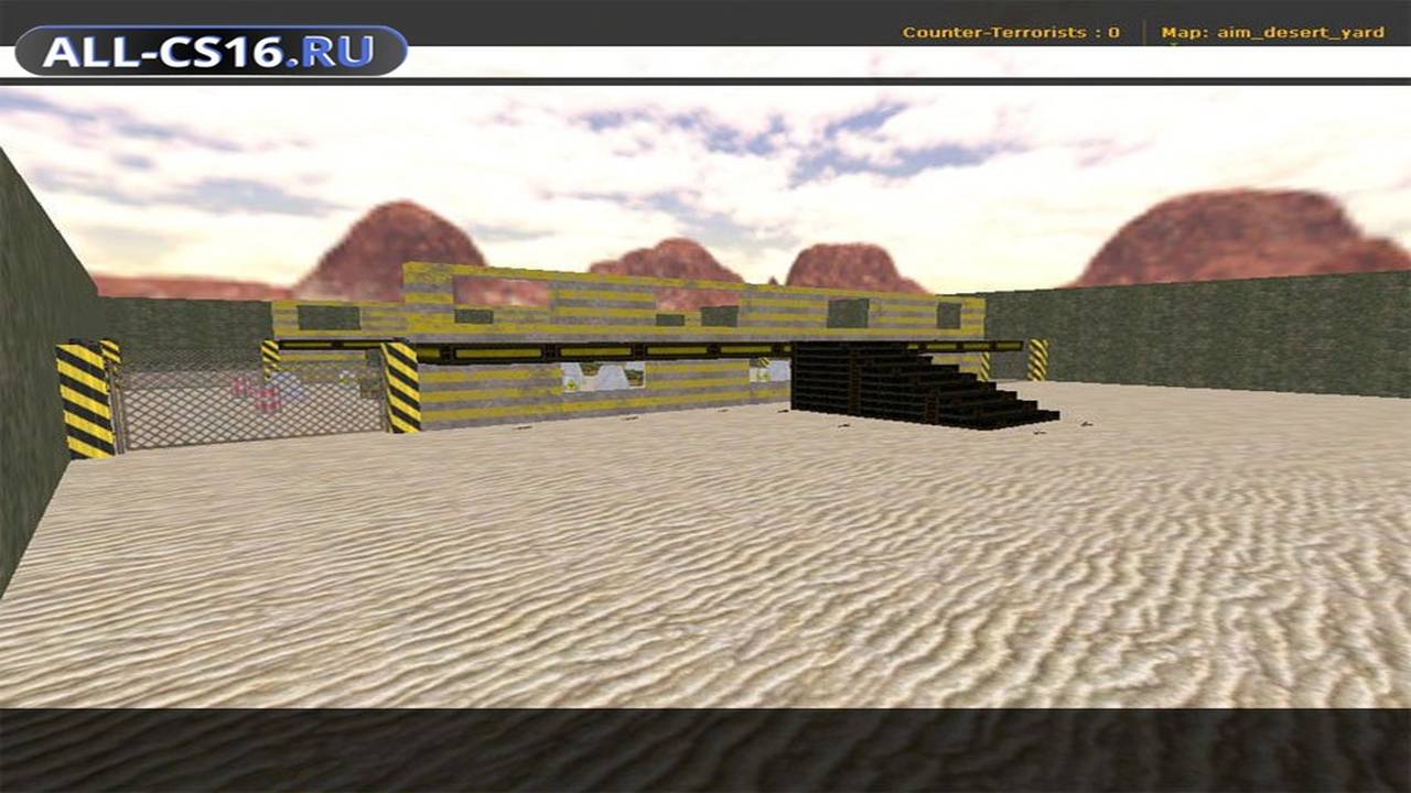 Карта «aim_desert_yard» для CS 1.6 для CS 1.6
