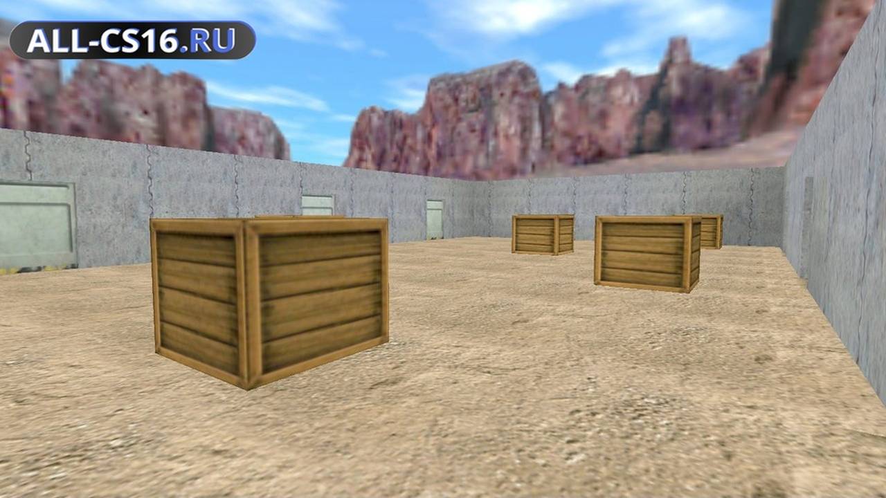 Карта «aim_desertdoors» для CS 1.6 для CS 1.6