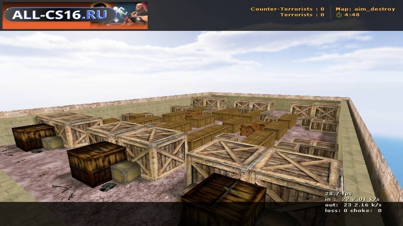 Карта «aim_destroy» для CS 1.6 для CS 1.6