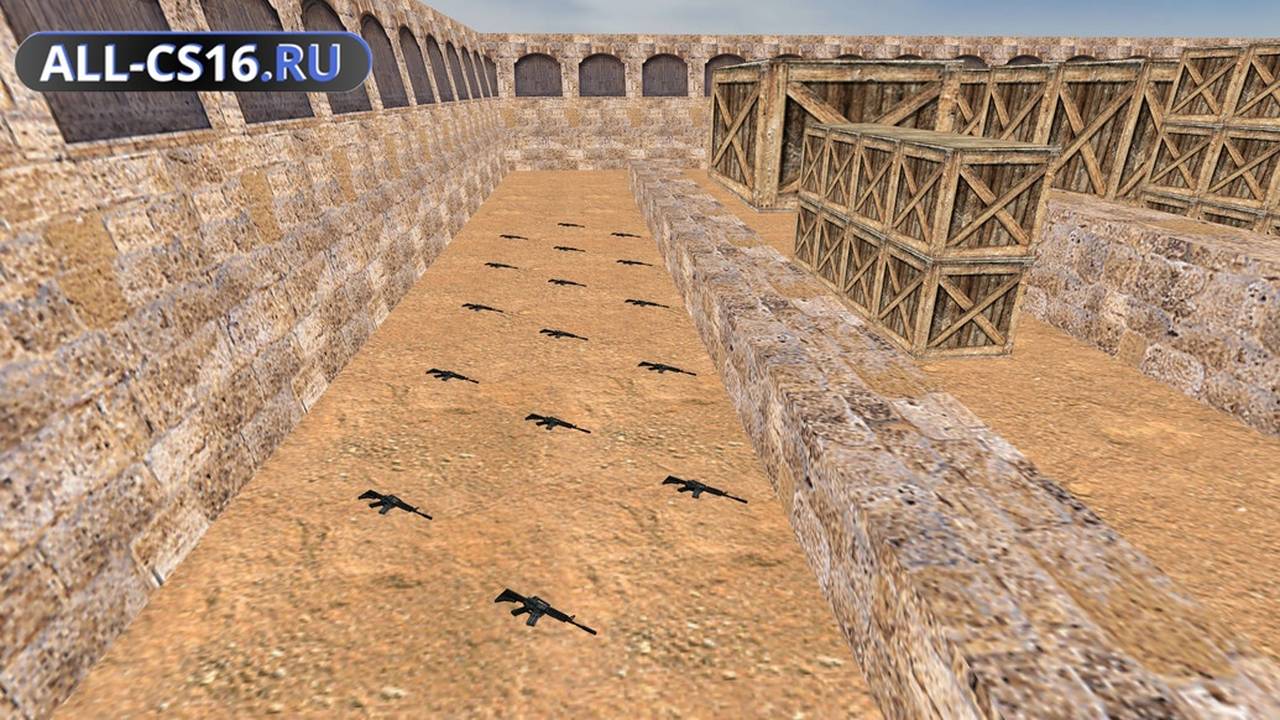 Карта «aim_dust101» для CS 1.6 для CS 1.6